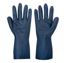 28-mil-thick latex and neoprene gloves