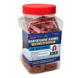 BOE® Horseshoe Shims Red