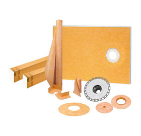 Schluter®-KERDI-SHOWER-KIT-FL 38" X 60" Offset PVC Flange